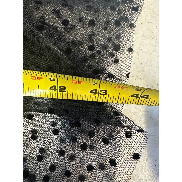 Jason Wu Dress 10 Illusion Mesh Midi Black Polka Dot Classic Party Holiday A1 - Picture 7 of 9